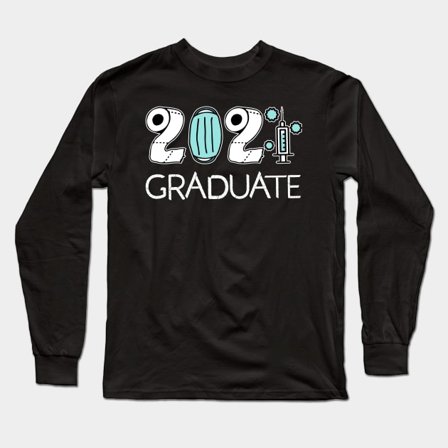 senior 2021 graduate Long Sleeve T-Shirt by Bghight Colors